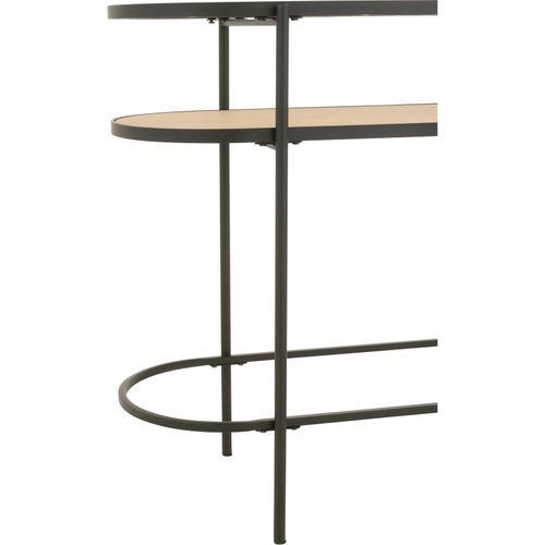 Console Élégante En Métal Naturel Style Contemporain Raffiné