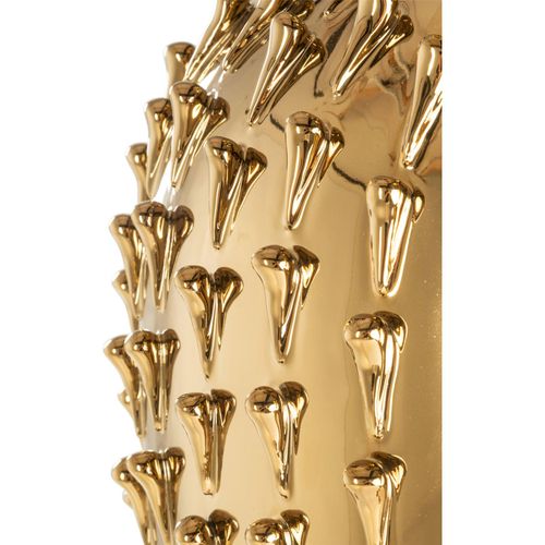 Vase Doré Design Raffiné Pour Une Touche Décorative Élégante