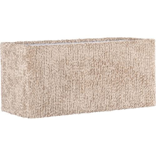 Abat-jour Beige Tissu Chaleureux Forme Rectangulaire Élégant