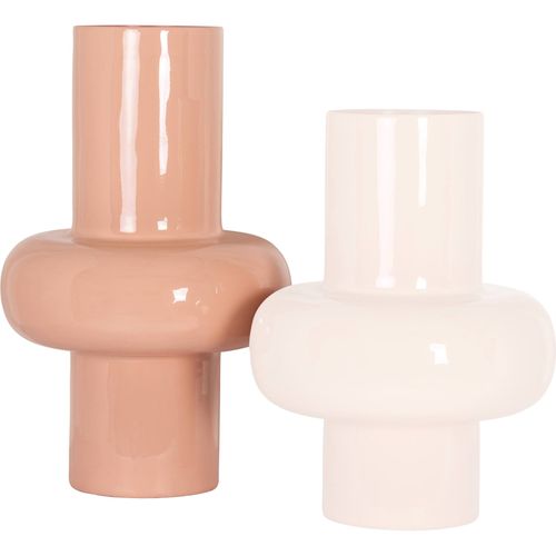 Vase Design Saumon Finition Brillante Pour Décoration D Intérieur