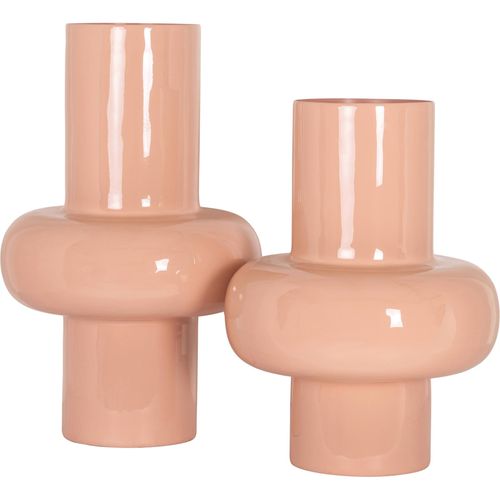 Vase Design Saumon Finition Brillante Pour Décoration D Intérieur