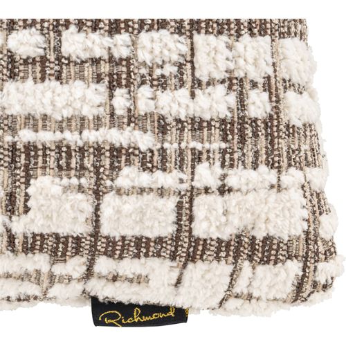 Coussin Décoratif Crème Texture Dalia Douceur Et Élégance