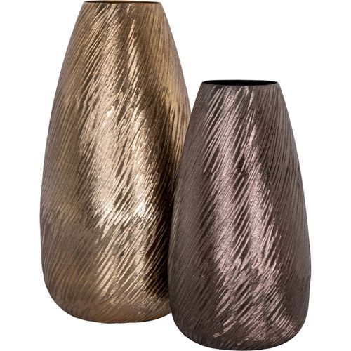 Vase Décoratif Bronze Forme Organique Éclat Raffiné