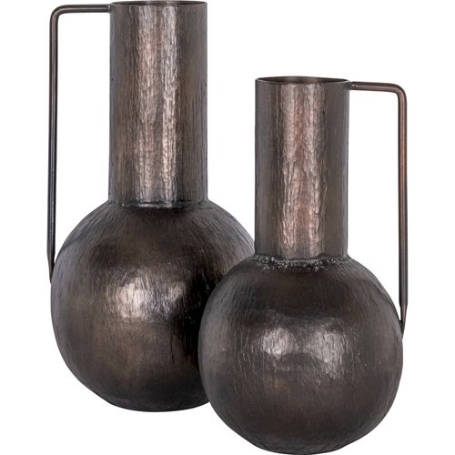 Vase Design Cuivre Finition Métallisée Courbes Élégantes