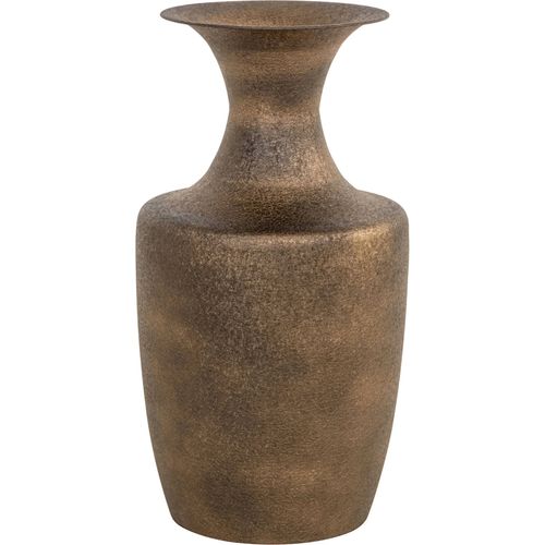 Vase Décoratif Doré Design Texturé Accent Chaleureux