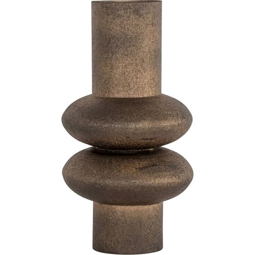 Vase Décoratif Doré En Métal Design Élégant Pour Salon