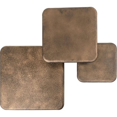 Table Basse Design Dorée Avec Piètement Sculptural En Métal