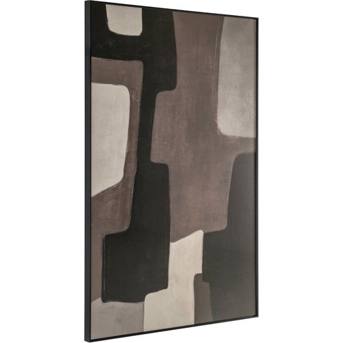 Décoration Murale Abstraite Brune Ambiance Contemporaine