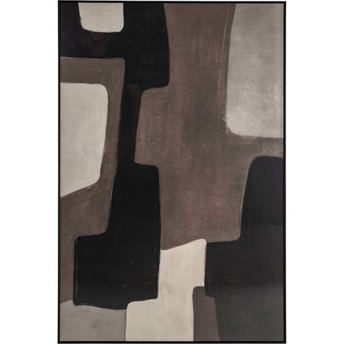 Décoration Murale Abstraite Brune Ambiance Contemporaine