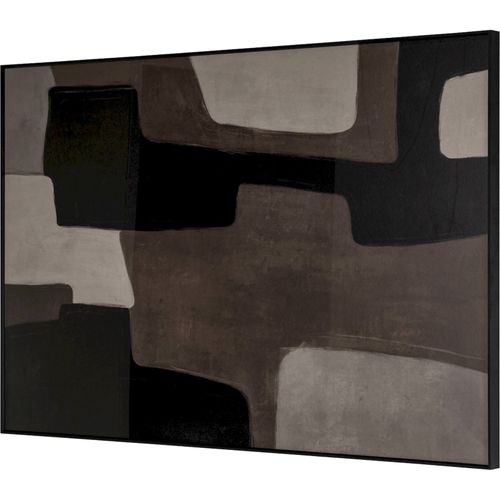 Décoration Murale Abstraite Brune Ambiance Contemporaine