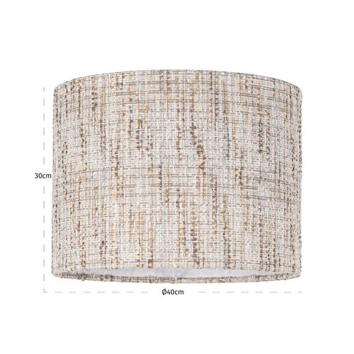 Abat Jour Élégant Tissu Cream Coco Style Intemporel