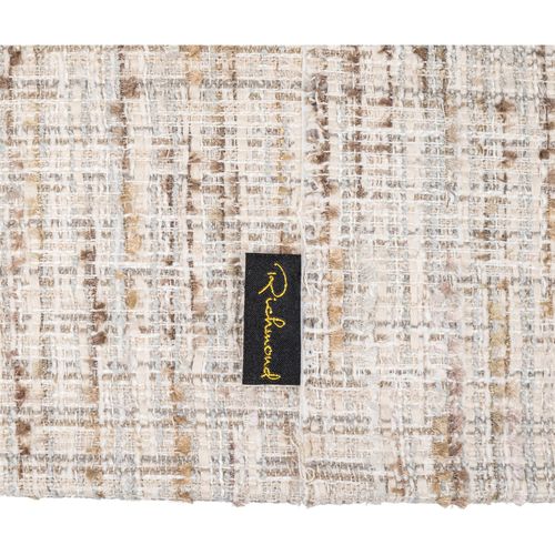 Abat-jour Texturé Crème Coco Raffiné Pour Grand Pied De Lampe