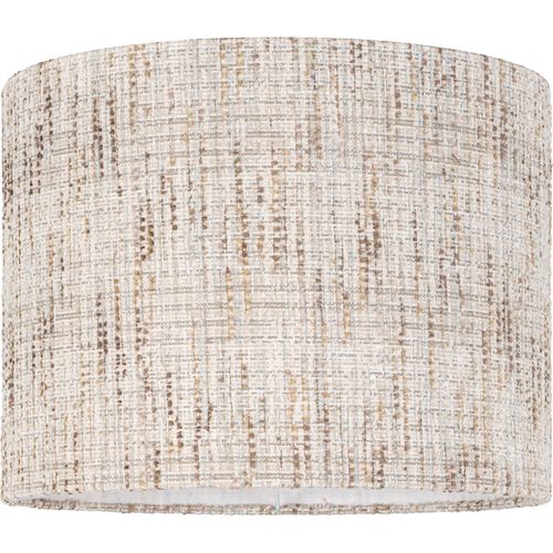 Abat-jour Texturé Crème Coco Raffiné Pour Grand Pied De Lampe