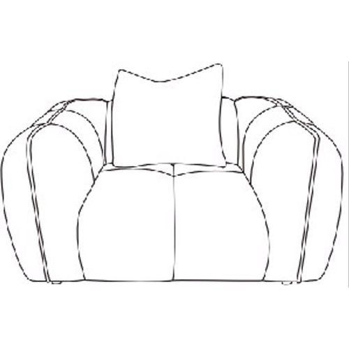 Fauteuil Lounge Crème Design Arrondi Confort Haut De Gamme