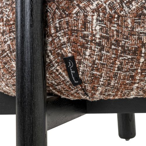 Fauteuil Lounge Ornella Tissu Noisette Design Et Confort Élégant