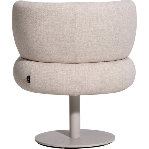 Chaise De Jardin Pivotante Beige Confort Extérieur Élégant