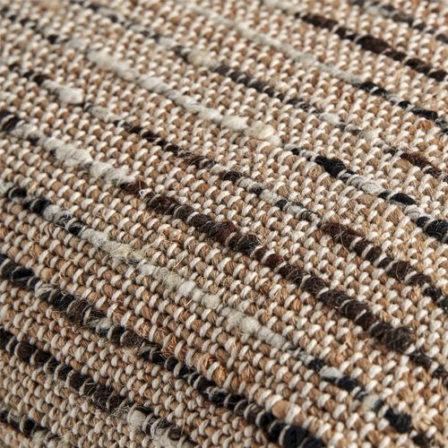 Coussin Bohème En Laine Tons Clairs Finition Texturée