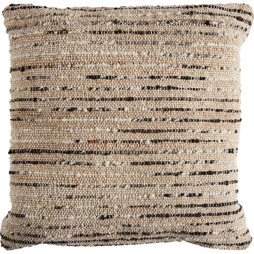 Coussin Bohème En Laine Tons Clairs Finition Texturée