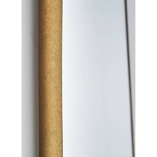 Miroir Art Déco Doré Finition Rugueuse Esprit Cristal Raffiné