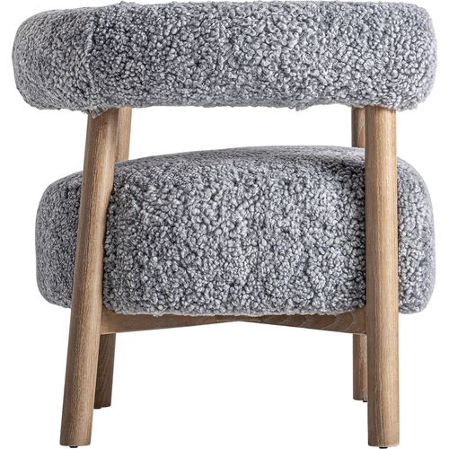 Fauteuil Contemporain En Bois De Frêne Finition Marron Naturel