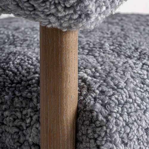 Fauteuil Contemporain En Bois De Frêne Finition Marron Naturel