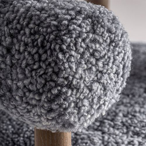 Fauteuil Contemporain En Bois De Frêne Finition Marron Naturel