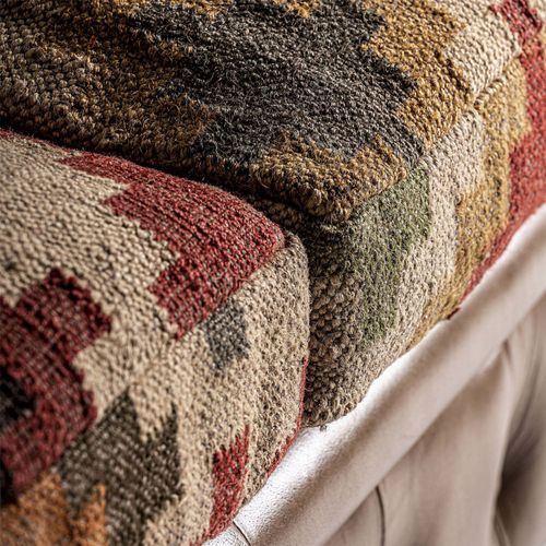 Canapé Vintage En Cuir Camel Finition Naturelle Style Art Déco