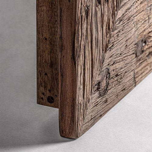 Miroir Bois Vieilli Marron Style Colonial Charme Intemporel