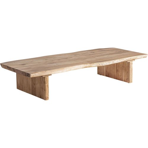 Table Basse Contemporaine En Bois D'acacia Finition Naturelle
