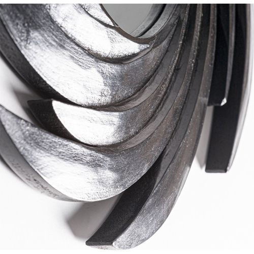 Miroir Mural Noir En Bois D'acacia Style Art Déco Élégant