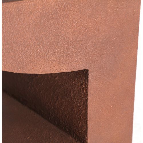 Table Basse Contemporaine Marron En Ciment Finition Naturelle