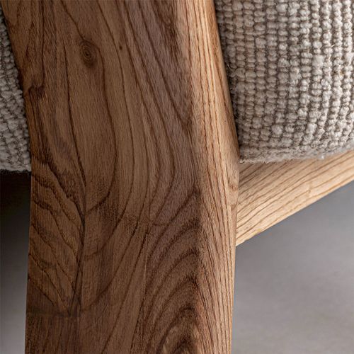 Sofa Contemporain Marron Beige Finition Marbrée Confort Élégant