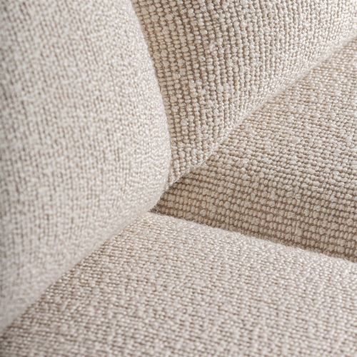 Sofa Contemporain Marron Beige Finition Marbrée Confort Élégant