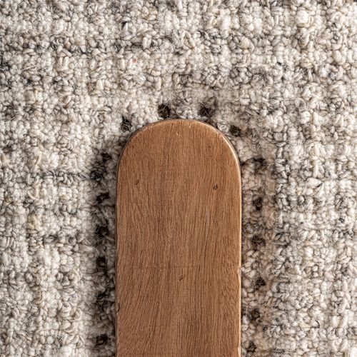 Fauteuil Art Déco En Bois D'acacia Marron Finition Naturelle