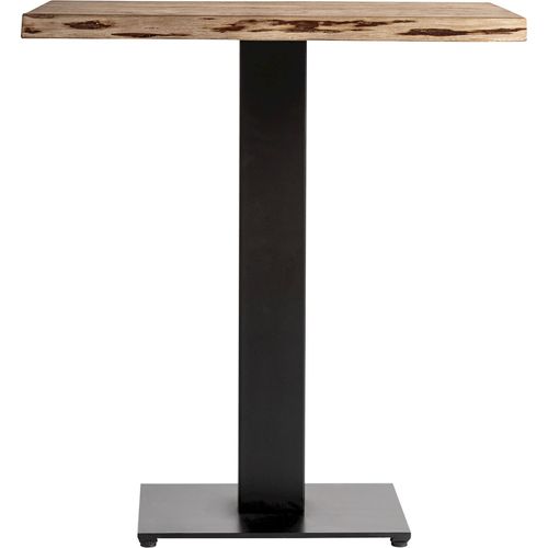 Table De Bar Industrielle En Bois D'acacia Finition Naturelle Marron