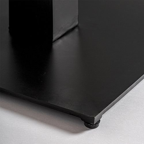 Table De Bar Industrielle En Bois D'acacia Finition Naturelle Marron