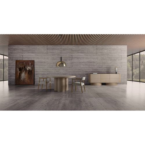 Buffet Art Déco Crème En Chêne Élégance Contemporaine