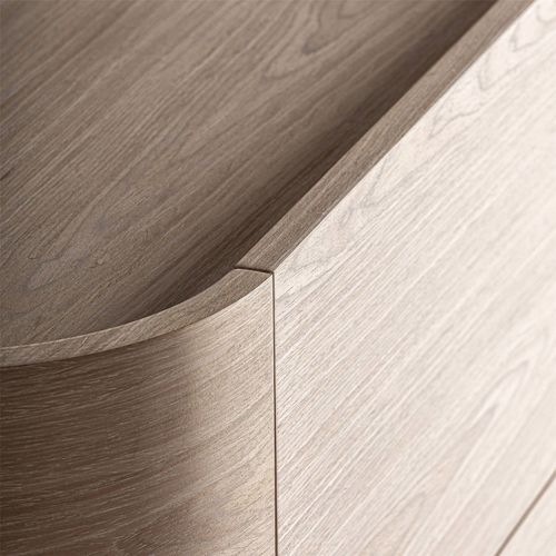 Buffet Art Déco Crème En Chêne Élégance Contemporaine