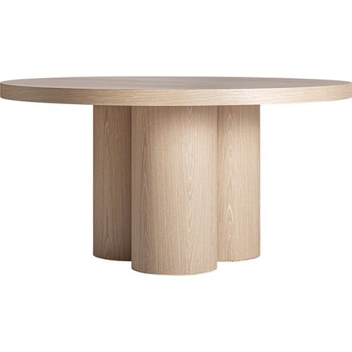 Table De Salle à Manger Art Déco Chêne Crème Élégance Intemporelle