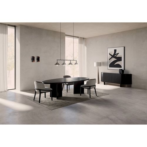 Table De Salle à Manger Art Déco Chêne Marron Finition Soignée