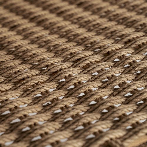 Fauteuil En Teck Et Rotin Style Colonial Marron Finition Teintée