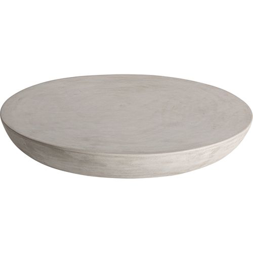 Table Basse Art Déco En Ciment Finition Naturelle Gris Raffiné