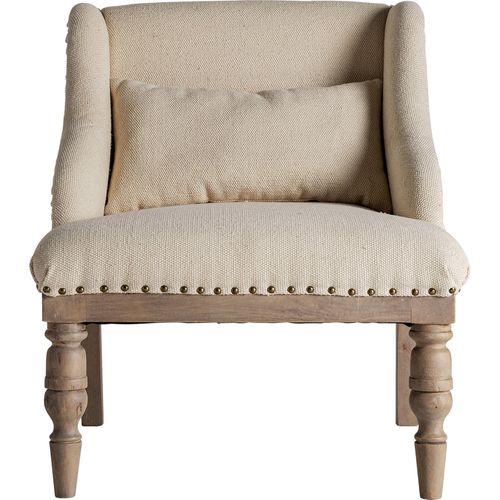 Fauteuil Colonial En Bois De Manguier Marron Finition Vieilli