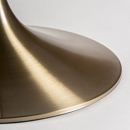 Table De Bar Dorée Art Déco En Acier Finition Rugueuse