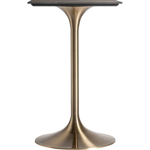 Table De Bar Dorée Art Déco En Acier Finition Rugueuse