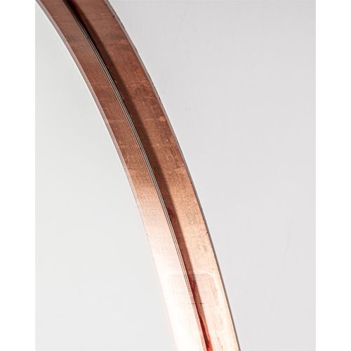 Miroir Art Déco En Fer Finition Bronze Élégant Et Raffiné