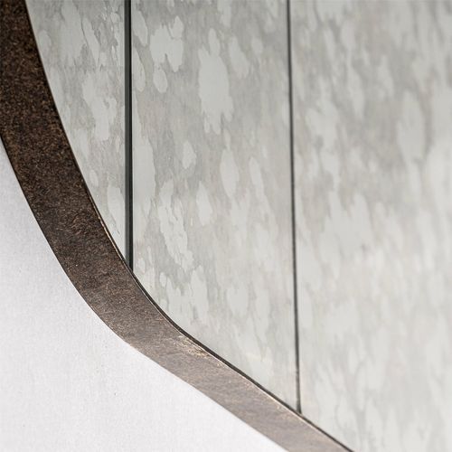 Miroir Art Déco Finition Bronze Bois Mdf Élégant Et Raffiné