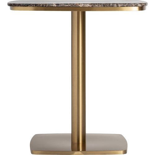 Table De Bar En Marbre Marron Style Art Déco Élégant