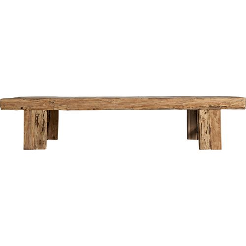 Table Basse En Teck Naturel Style Ethnique Marron Chaleureux