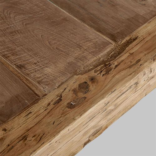 Table Basse En Teck Naturel Style Ethnique Marron Chaleureux